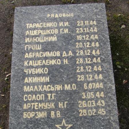 Воинское кладбище в парке им. 40-летия освобождения Днепропетровска