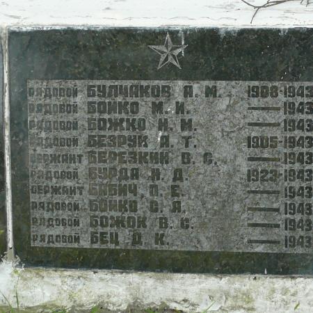 Братская могила в селе Сычовка Вышгородского района