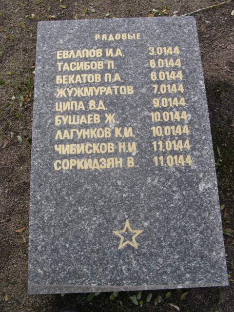 Воинское кладбище в парке им. 40-летия освобождения Днепропетровска