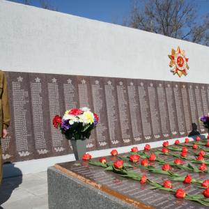 Братская могила в с. Балки Васильевского района