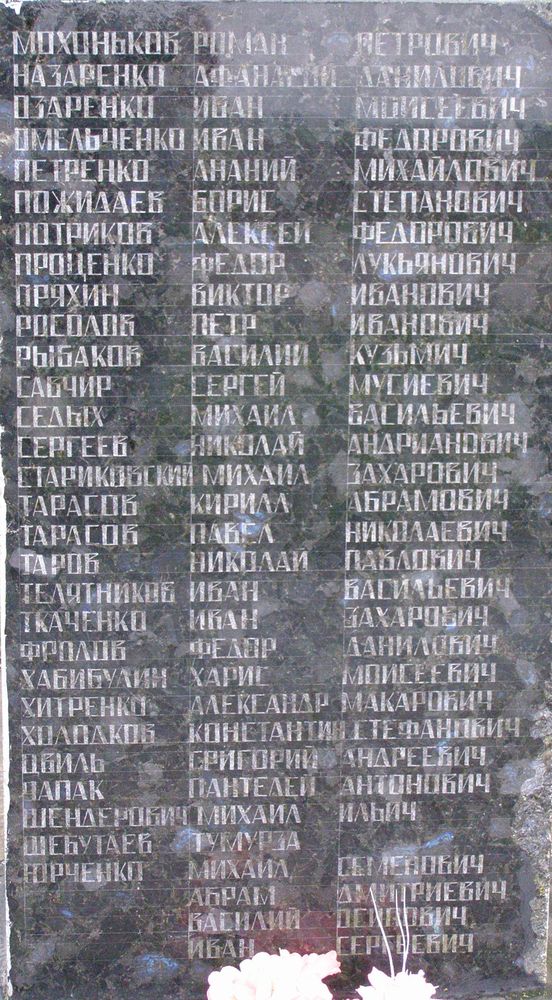 Братская могила по ул. 30 лет Победы в г. Бобровица