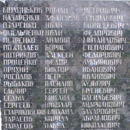 Братская могила по ул. 30 лет Победы в г. Бобровица
