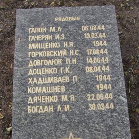 Воинское кладбище в парке им. 40-летия освобождения Днепропетровска