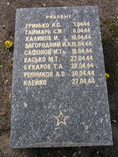 Воинское кладбище в парке им. 40-летия освобождения Днепропетровска