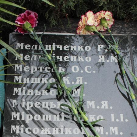 Братская могила воинов ВОВ в пгт. Иванков