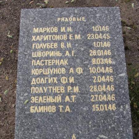 Воинское кладбище в парке им. 40-летия освобождения Днепропетровска
