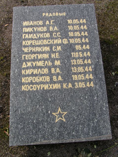 Воинское кладбище в парке им. 40-летия освобождения Днепропетровска