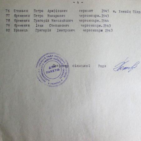 Братская могила возле детского сада в с. Антоновка Кагарлыкского района 