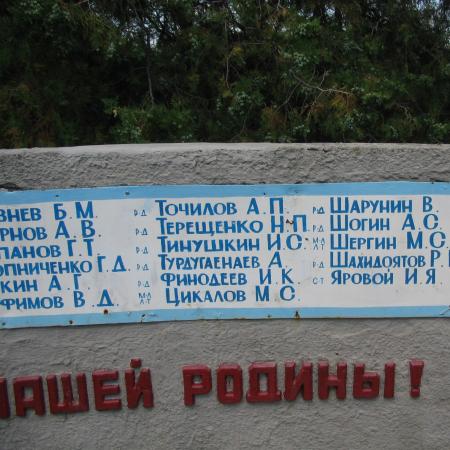 Братская могила в с. Дубовики Васильковского района