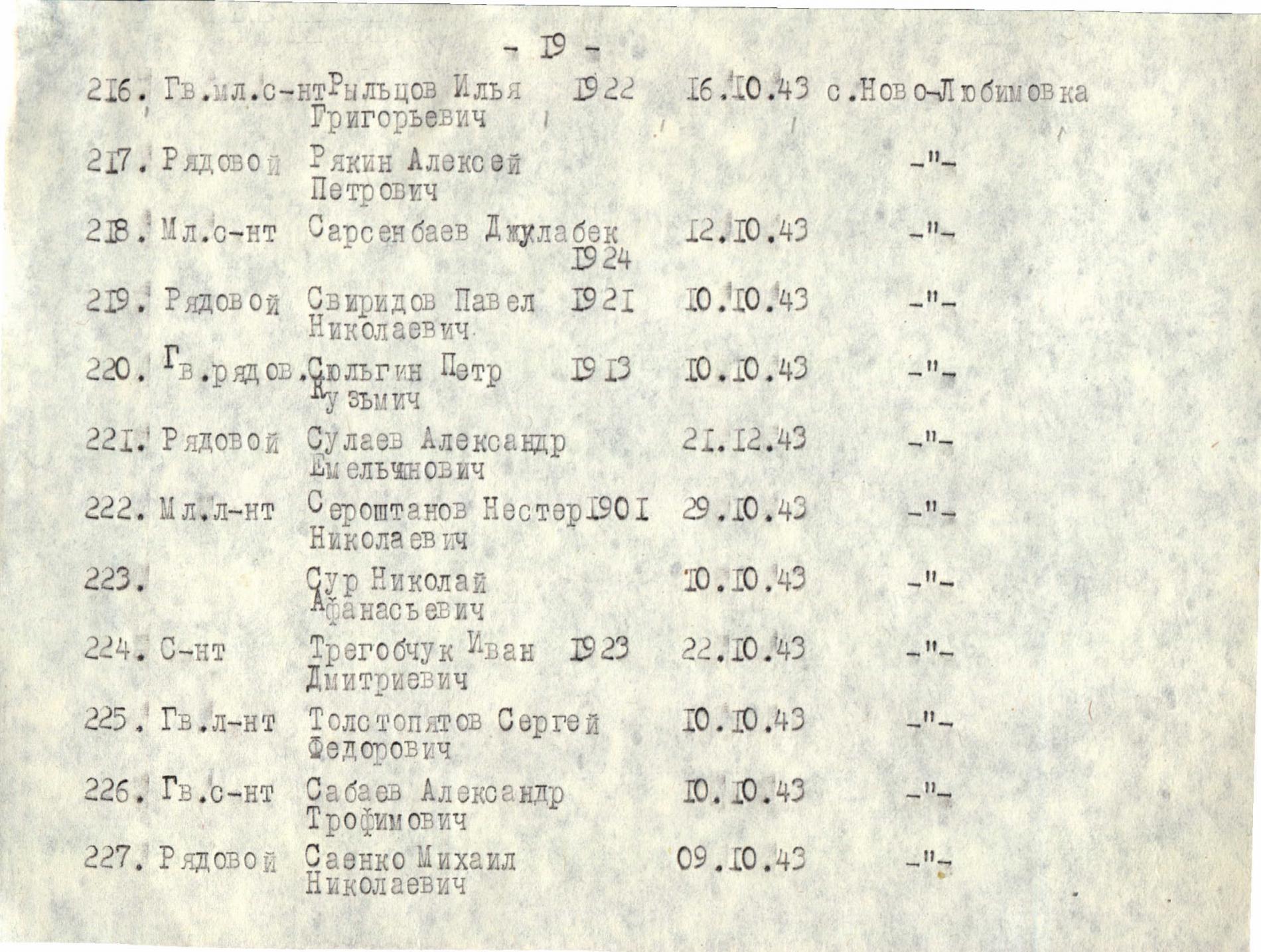 Братская могила в с. Новолюбимовка Токмакского района