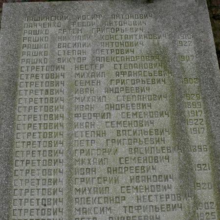 братская могила в с. Мелени Коростенского района