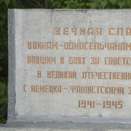 Памятник односельчанам на кладбище в с. Синяк Вышгородского района