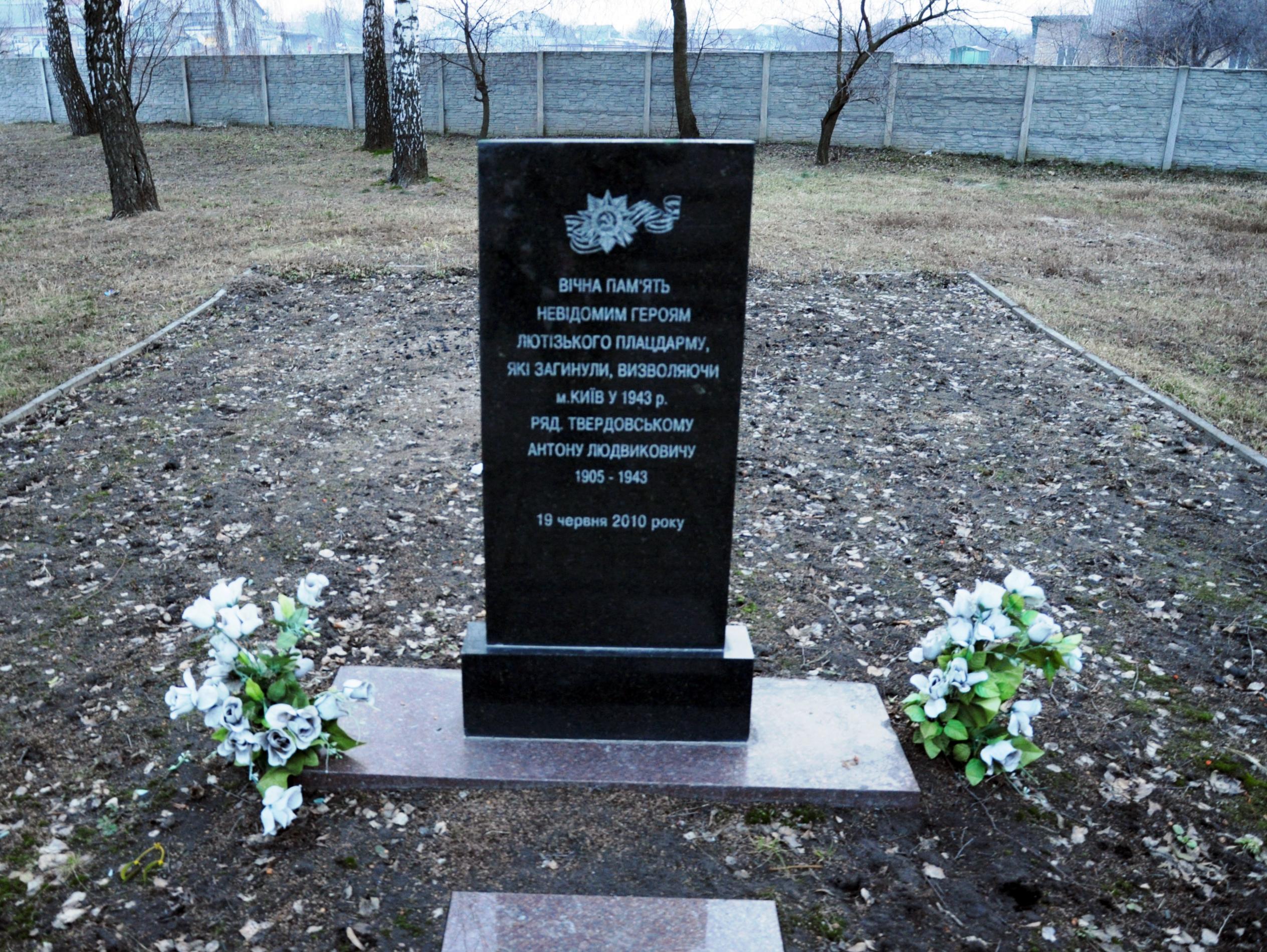Братская могила в с. Новые Петровцы Вышгородского района