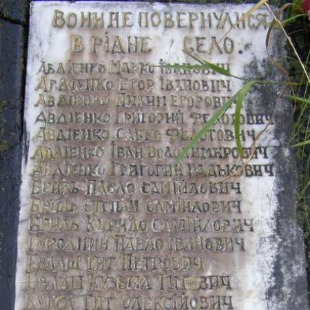 с. Козероги Черниговского района Черниговской области, Братская могила Воинов ВОВ