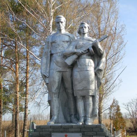 с. Бобровка, братское воинское захоронение