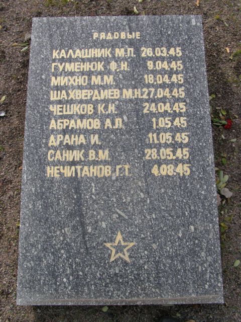 Воинское кладбище в парке им. 40-летия освобождения Днепропетровска