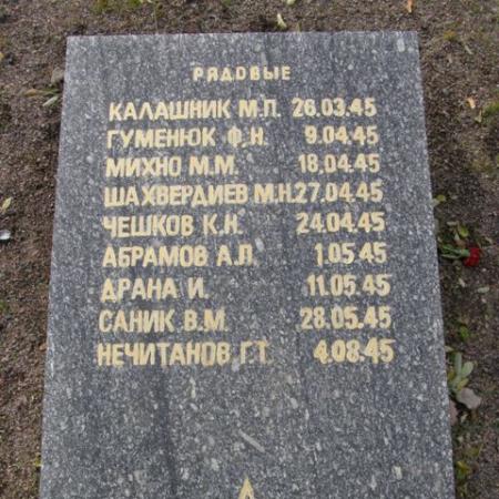 Воинское кладбище в парке им. 40-летия освобождения Днепропетровска