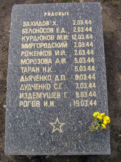 Воинское кладбище в парке им. 40-летия освобождения Днепропетровска