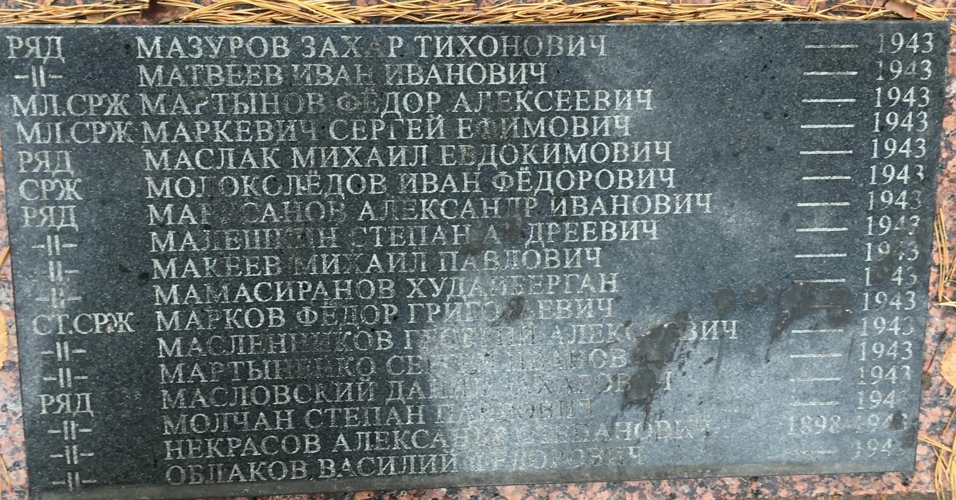 Братская могила в с. Пилява Вышгородского района