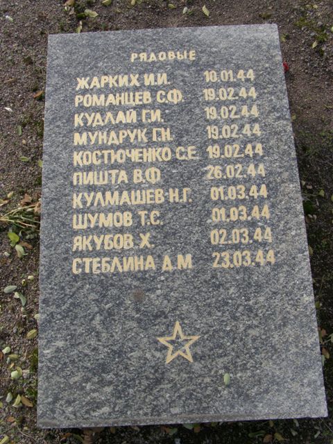 Воинское кладбище в парке им. 40-летия освобождения Днепропетровска