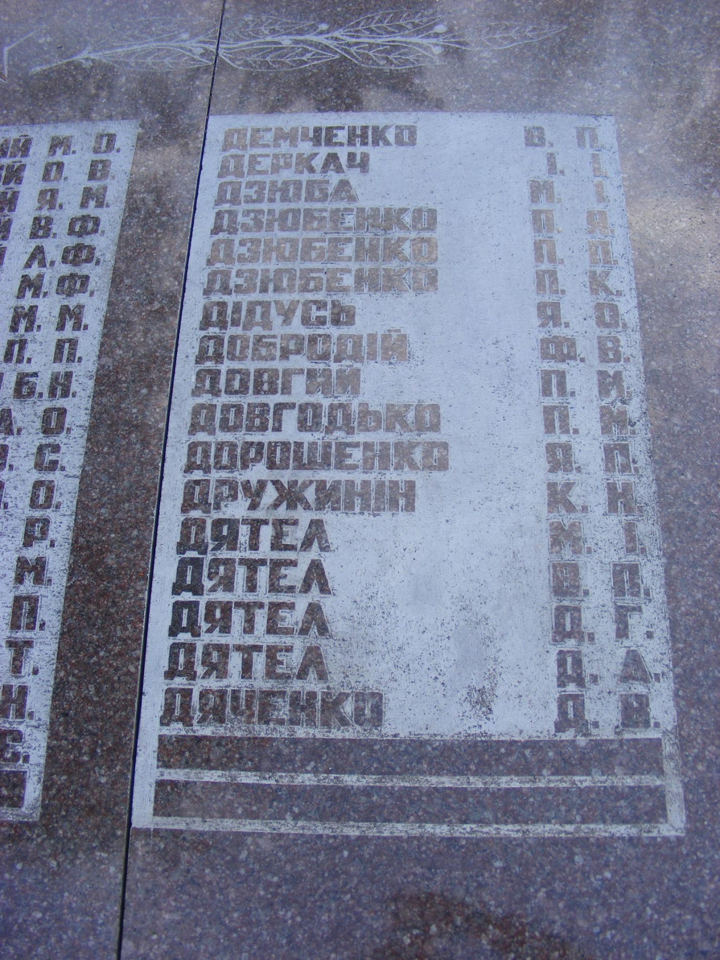 Мемориал защитников г. Бровары