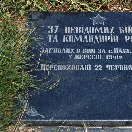 Мемориал в с. Борщев Барышевского района