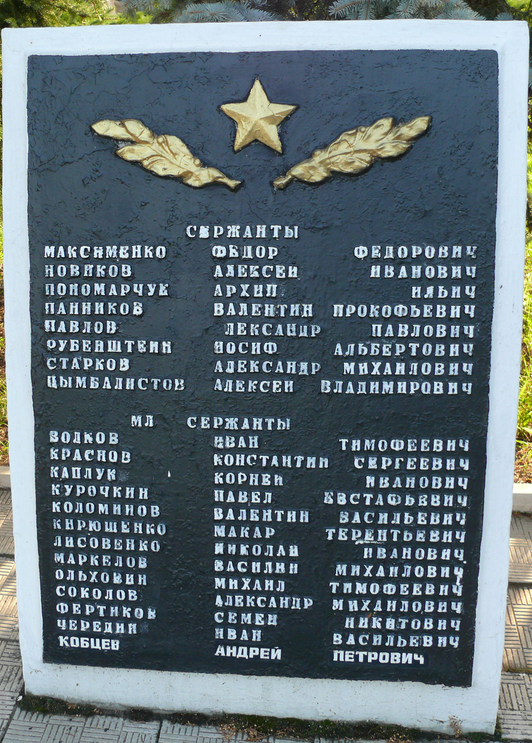 Братская могила в центре г. Святогорск Донецкой обл.