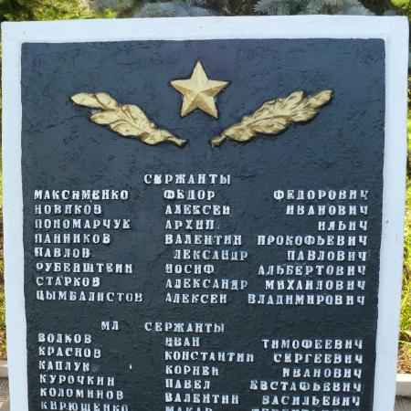 Братская могила в центре г. Святогорск Донецкой обл.