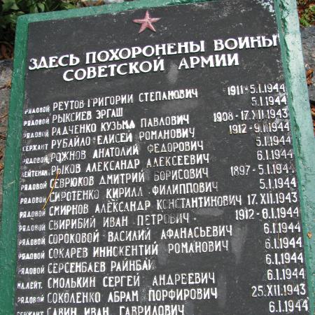 Братская могила в с. Субботцы Знаменского района