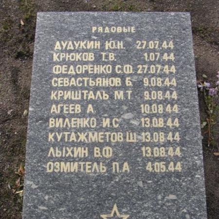 Воинское кладбище в парке им. 40-летия освобождения Днепропетровска