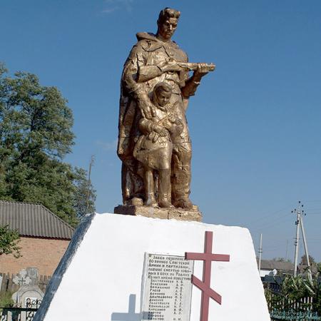 Братская могила на Троицком кладбище в г. Лебедине 