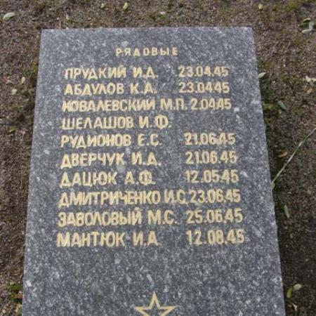 Воинское кладбище в парке им. 40-летия освобождения Днепропетровска
