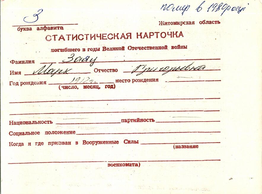 Мемориал погибшим односельчанам в с. Ивановка Богуславского района