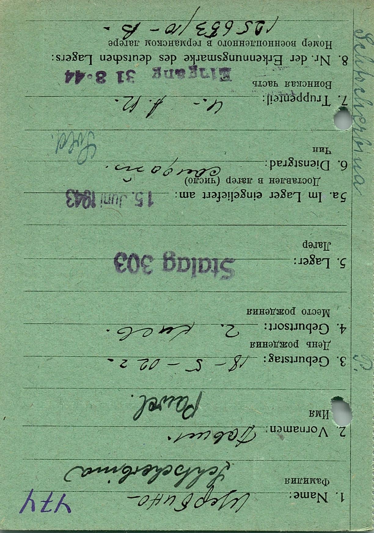 Щербина Павел Станиславович