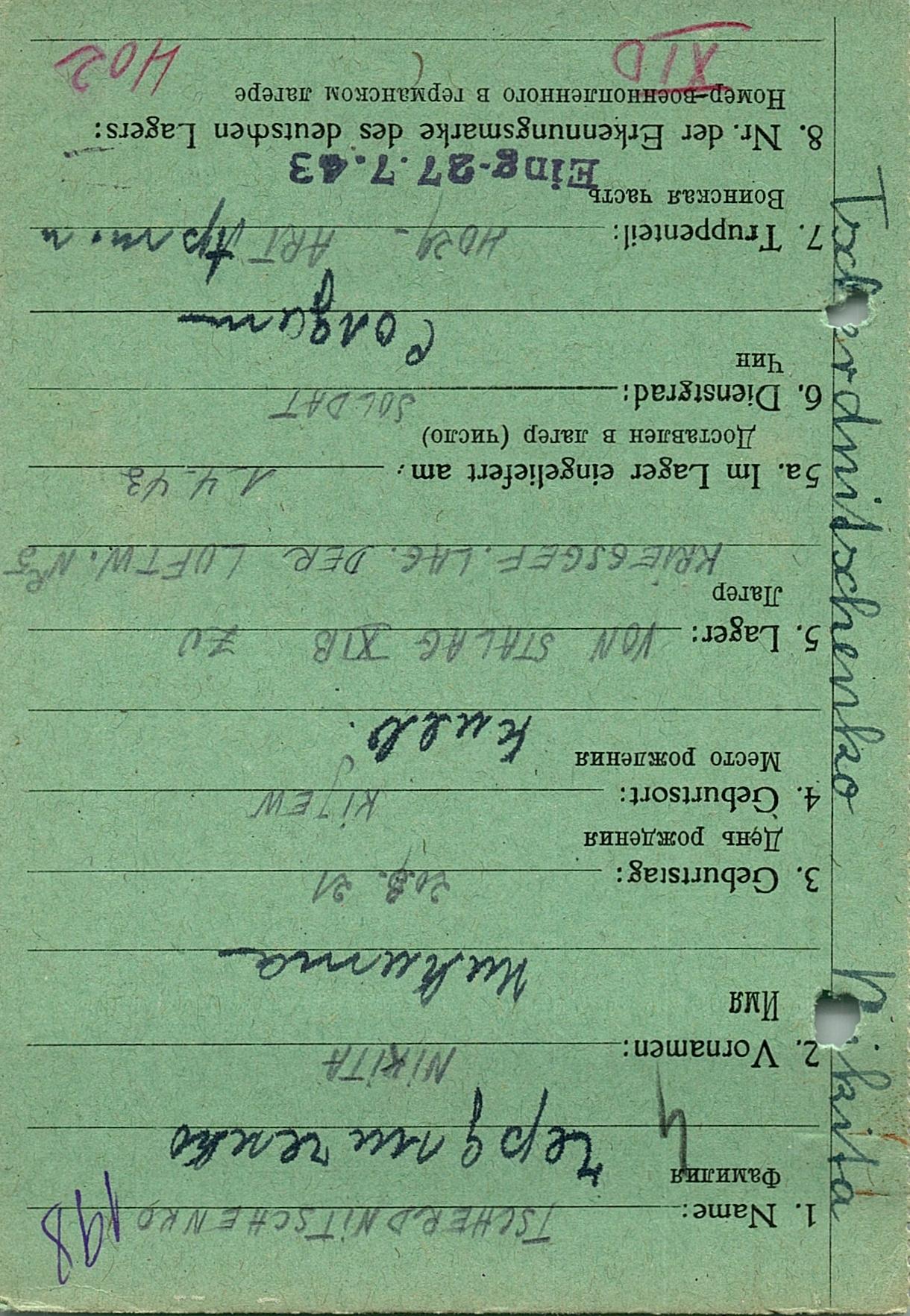 Чередниченко Никита Никитич