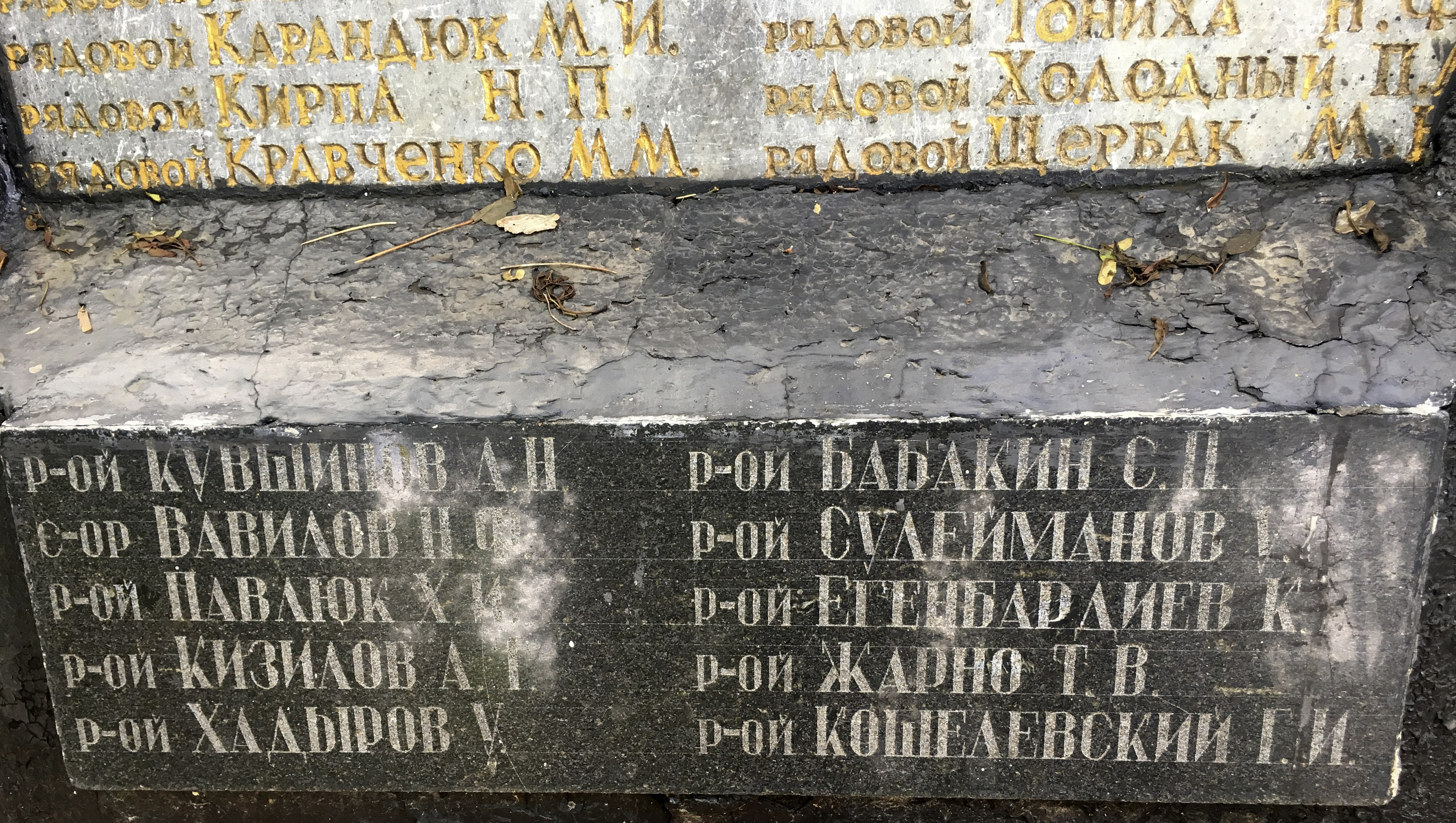 Братская могила в г. Кагарлык