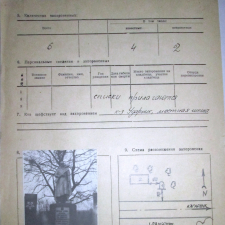 Братская могила возле клуба в с. Демовщина Кагарлыкского района