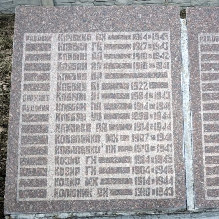 Памятник односельчанам в с. Новые Петровцы Вышгородского района