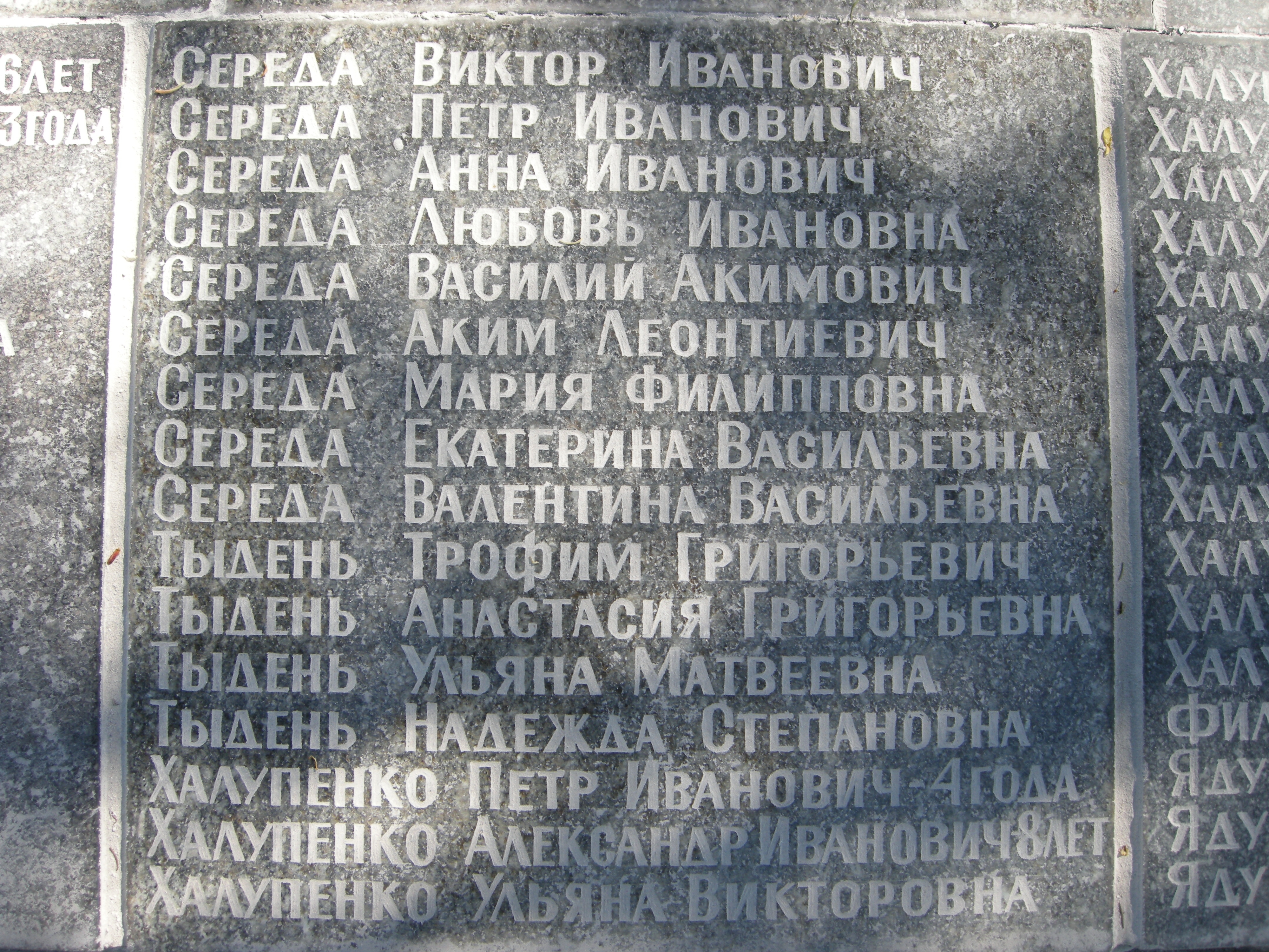 Братская могила мирных жителей на х. Гута Глуховского района