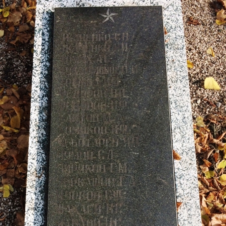 Братская могила и памятник землякам в г. Доброполье