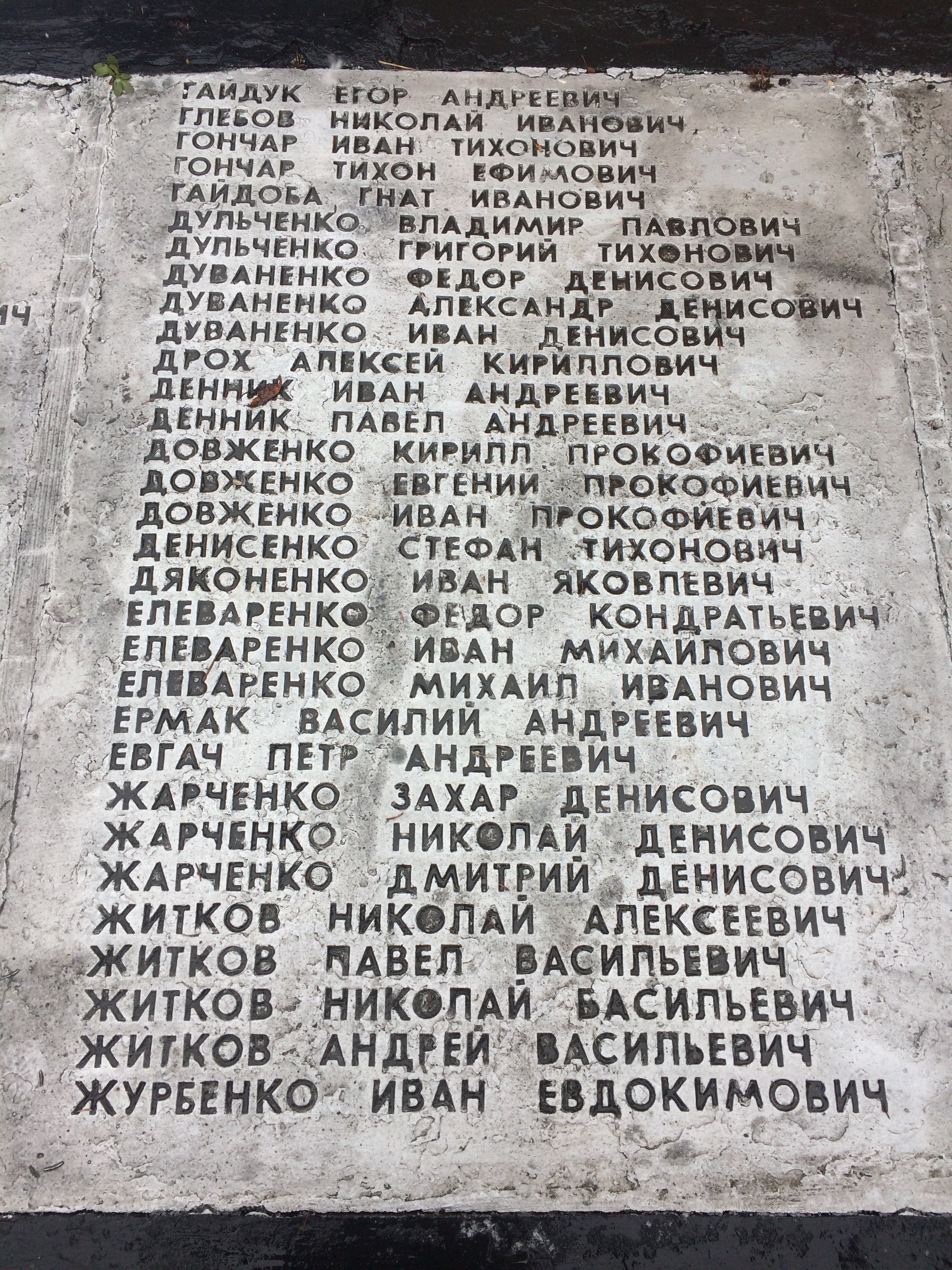 Братская могила в с. Криворожье Добропольского района