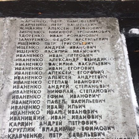 Братская могила в с. Криворожье Добропольского района