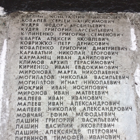 Братская могила в с. Криворожье Добропольского района