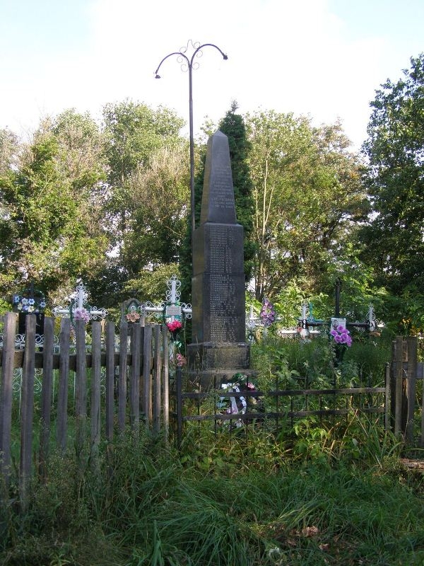 Памятник односельчанам в с. Будище Куликовского района
