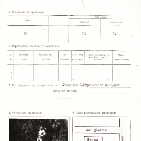 Братская могила в с. Вершинова Муравейка Куликовского района