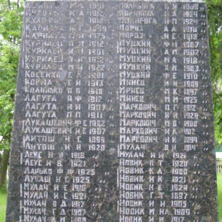 Памятник односельчанам в с. Выбли Куликовского района