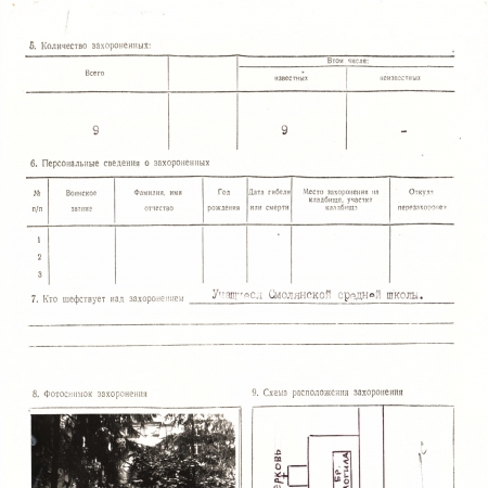 Братская могила в с. Смолянка Куликовского района