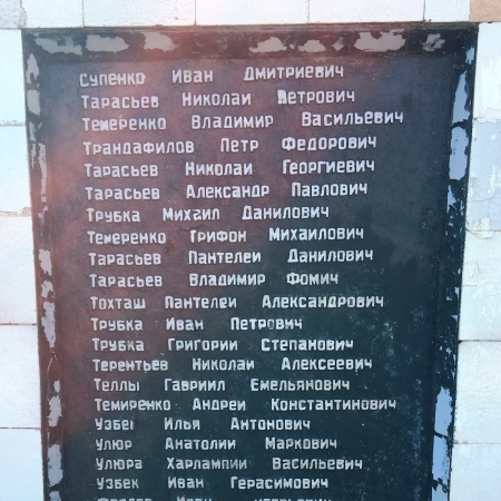 Памятник односельчанам в пос. Великая Новоселка