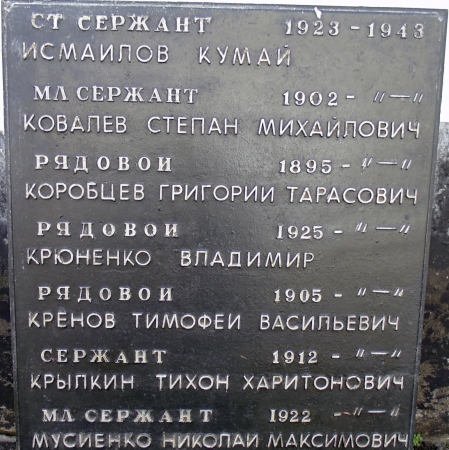 Братская могила в парке им. Шевченко в г. Шахтерск