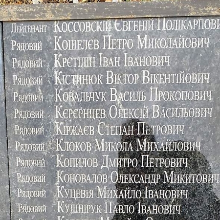 Братская могила в с. Облапы Ковельского района 